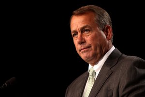 Speaker of the House John Boehner speaking at the Values Voter Summit in Washington, DC.