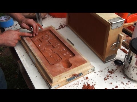 Casting an Aluminum Sign, Sand Molding and Finishing | 5k Part 2