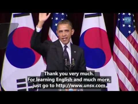 President Barck Obama Speaks at Hankuk University (English Subtitles)