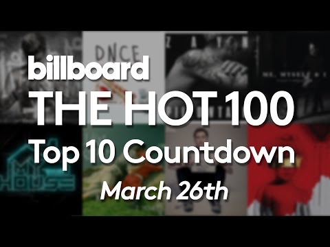 Official Billboard Hot 100 Top 10 March 26 2016 Countdown