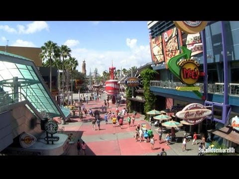 [HD] Universal Orlando Citywalk Tour - Florida