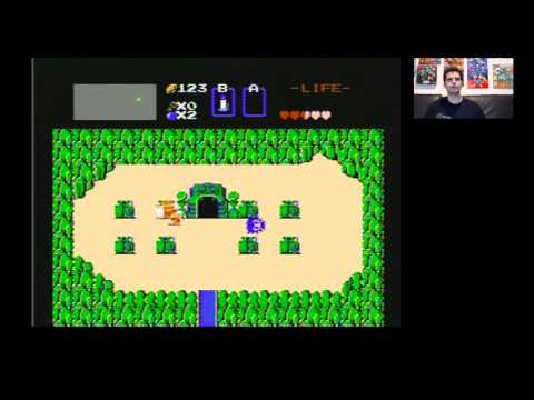 The Legend of Zelda (NES) No Sword 1st Quest with Mike Matei