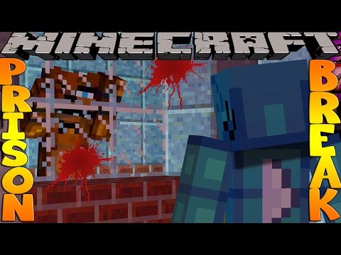 Minecraft PRISON BREAK - FIVE NIGHTS AT FREDDYS, FOXY TIRES TO KILL US!!