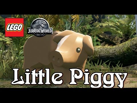 LEGO Jurassic World Raptor Tracking Little Piggy