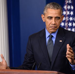 US President Barack Obama speaks during a press conference in the briefing room of the White House in Washington, DC (File)