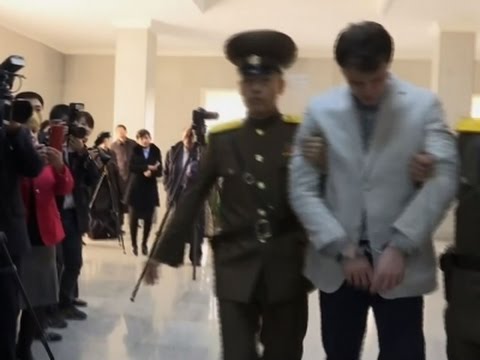 Raw: US Student Gets 15 Years in N. Korea Prison