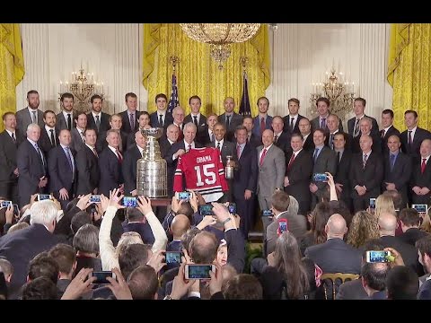 The President Welcomes the Chicago Blackhawks, 2015 Stanley Cup Champions