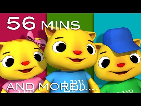 Three Little Kittens | Plus Lots More Nursery Rhymes | 56 Minutes Compilation from LittleBabyBum!