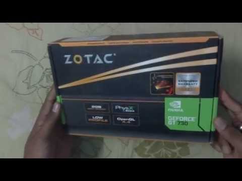 Zotac Nvidia Geforce GT 730 DDR5 2GB Unboxing and First Impression