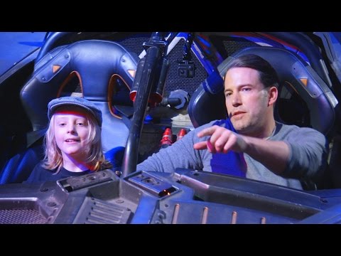 Ben Affleck surprises fans in the Batmobile // Omaze