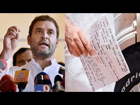 Rahul Gandhi is Dumb, cheat sheet incident proved it : Tavleen Singh