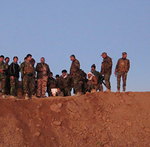 Iraqi Kurdish peshmerga fighters