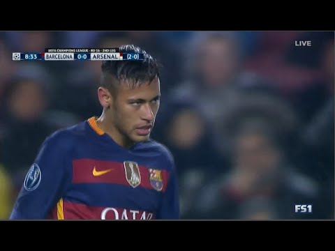 Neymar vs Arsenal - Home 720p (16/03/2016) by HYE7