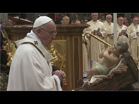 Christmas Midnight Mass with Pope Francis 2015 HD