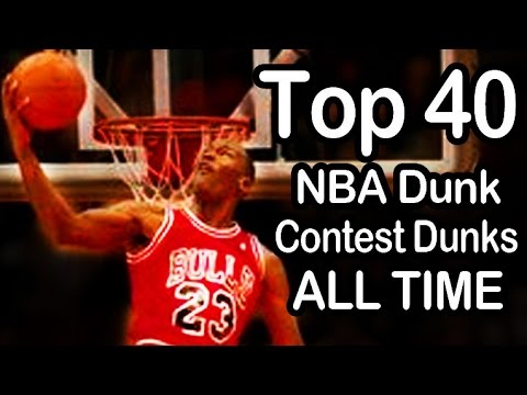 Top 40 Best NBA Dunk Contest Dunks - ALL TIME (1984-2014)