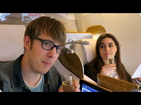 Business Class Auckland to Dubai to London! | Evan Edinger Travel