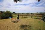 view over back fence: Wetland views house plus bungalow on Bonnyvale in Ocean Grove