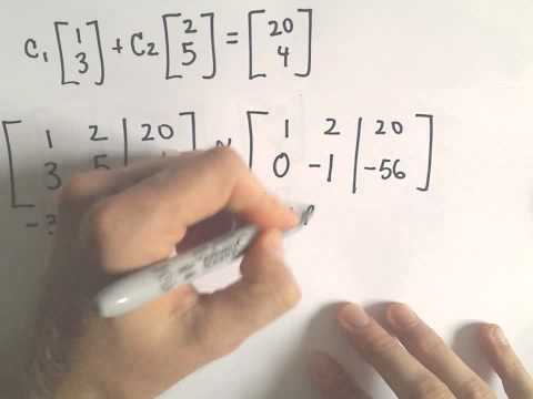 The Span of a Set of Vectors