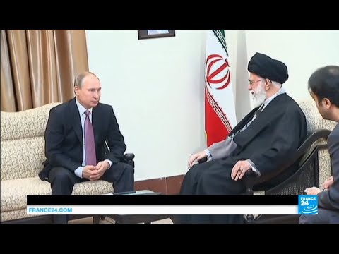 Iran: Putin meets ayatollah Khamenei for talks on Syria, "determined to defend Assad's regime"