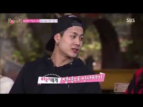 [ENGSUB] 141125 Roommate GOT7's Jackson is a fan of KARA's Hara! ep 9 full cut