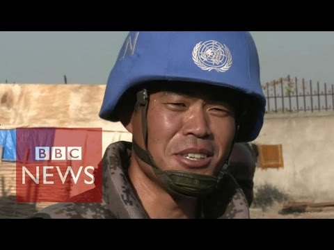 On patrol with China’s first UN peacekeepers - BBC News