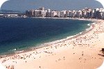 View of Copacabana beach