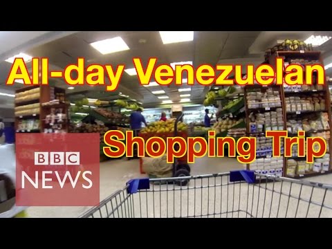 Venezuela: How long does it take to buy 8 basic goods? BBC News