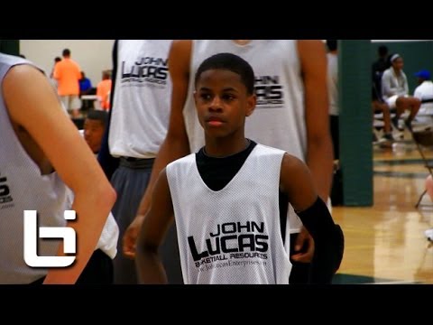 8th grader Chase Adams flashes Pure Point Guard skills at John Lucas Combine