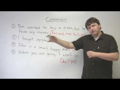 How to Use Commas in English Writing