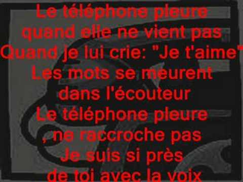 claude francois le telephone pleur