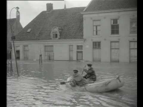 Eerste beelden van de Stormramp (1953)