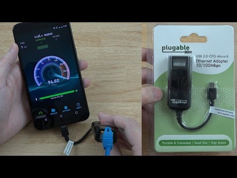 Plugable USB 2.0 OTG Micro-B to 10/100 Ethernet Adapter