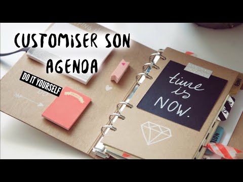 DIY BACK TO SCHOOL - Customiser son AGENDA