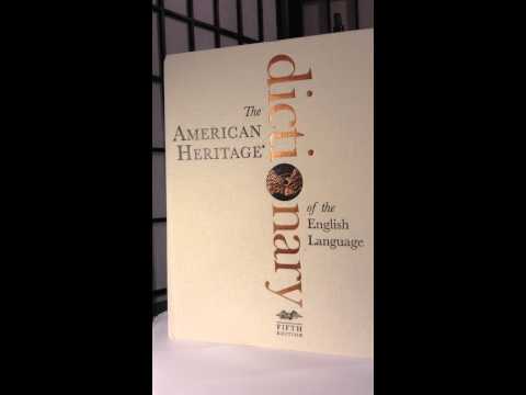 Reference Review of "the American Heritage dictionary" fifth edition  (IST605)