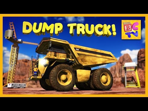 Learn About Dump Trucks for Children | Educational Video for Kids by Brain Candy TV