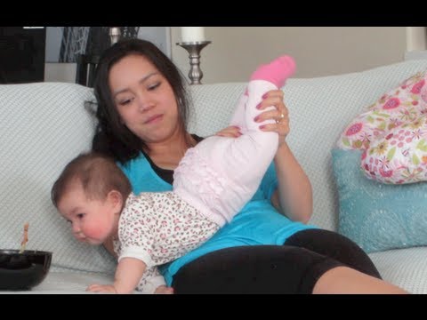 BABY HAND STAND! - April 24, 2013 - itsJudysLife Vlog