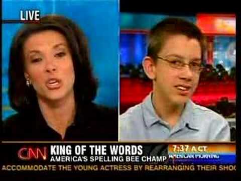 Kiran Chetry CNN Spelling Champ interview