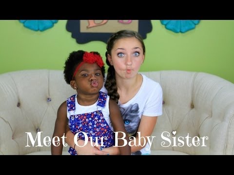 Meet Our Baby Sister | Brooklyn and Bailey