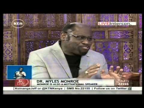 Jeff Koinange Live with Dr. Myles Monroe, American Televangelist ( Part 1 )