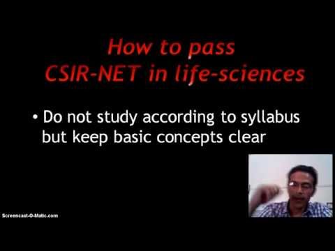 How to pass csir net in lifesciences