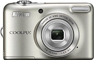 Nikon デジタルカメラ COOLPIX L32 シルバー 光学5倍ズーム 2005万画素 乾電池タイプ L32SL