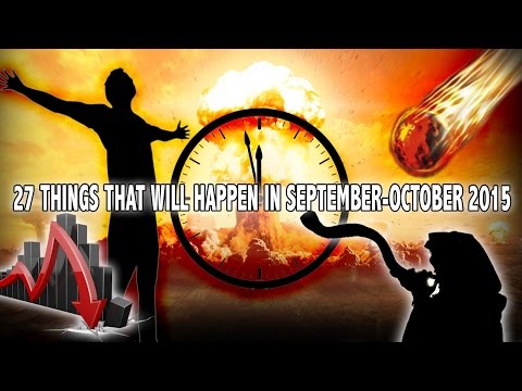 27 THINGS THAT WILL HAPPEN IN SEPTEMBER-OCTOBER 2015