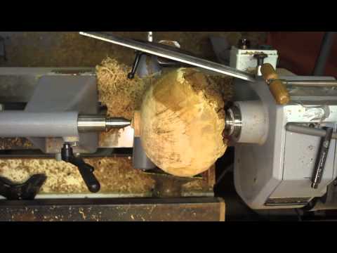 Wood Turning - Natural Edge Oak Burl Bowl