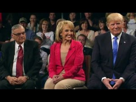 Sheriff Arpaio and Jan Brewer voice their support of Trump