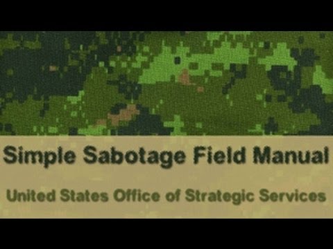 Simple Sabotage Field Manual - FULL Audio Book - by United States Office of Strategic Services OSS