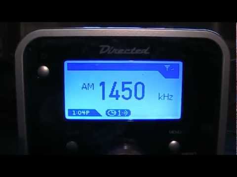 1450 WCTC in C-Quam AM Stereo on an HD Radio