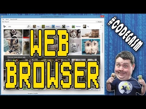 How to Code a Web Browser in C# .NET w/ Visual Studio : #Codegasm 5