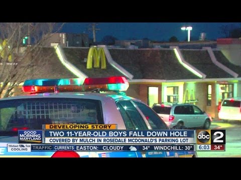 Two boys plunge into 30-foot hole in Baltimore County