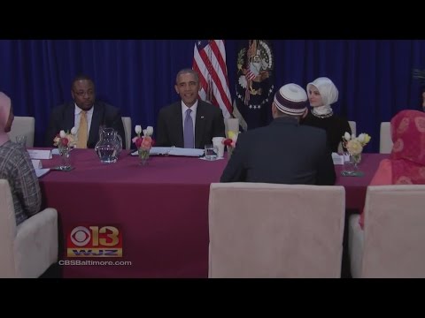 President Barack Obama Visits Baltimore County Mosque