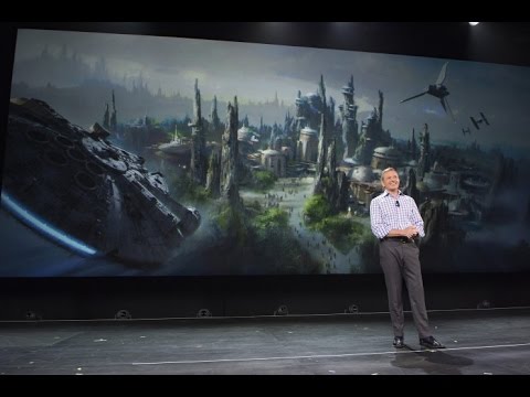 Star Wars Land announced by Bob Iger at D23 Expo 2015 for Disneyland, Walt Disney World